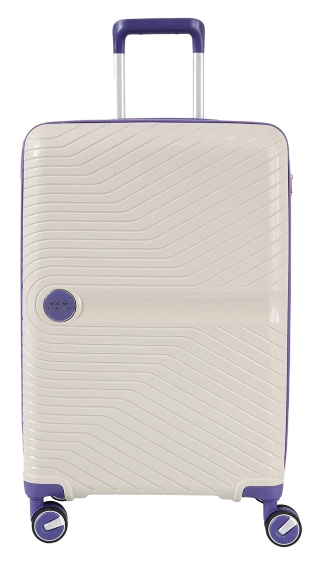 Чемодан CCS 5239 S White/Purple