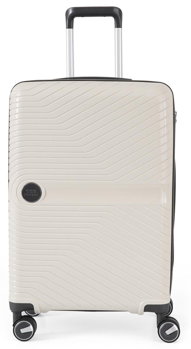 Чемодан CCS 5239 M White/Antrasite