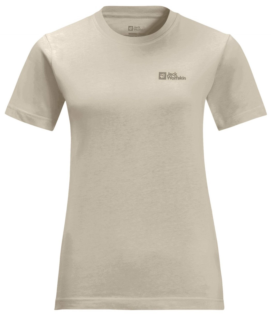 Tricou de dame Jack Wolfskin Essential T W Panna Cotta, s.L