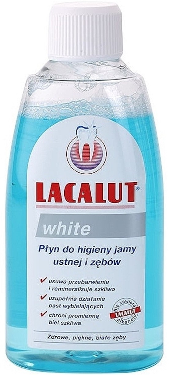 Ополаскиватель для полости рта Lacalut Mouthwash White 300ml
