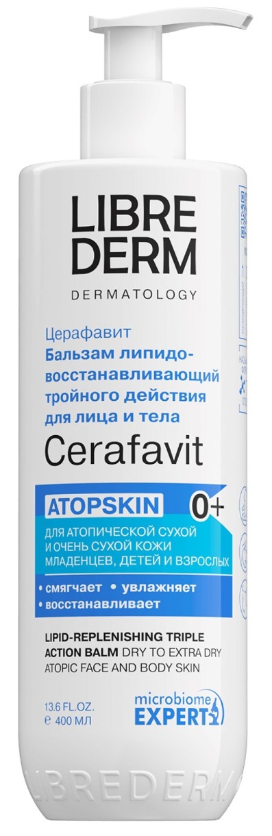 Гель для душа Librederm Cerafavit Atopic 0+ 400ml