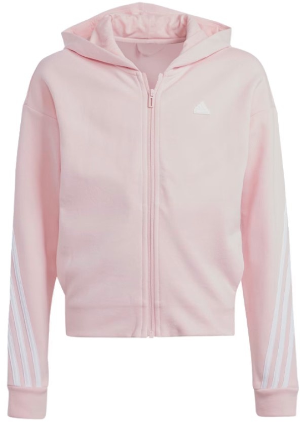 Детская толстовка Adidas G Fi 3S Fz Sandy Pink/White, s.152