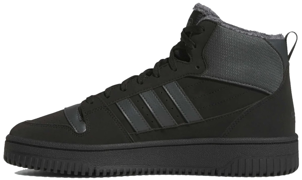 Ботинки мужские Adidas Break Start Mid Winterized Core Black/Grey Six, s.42