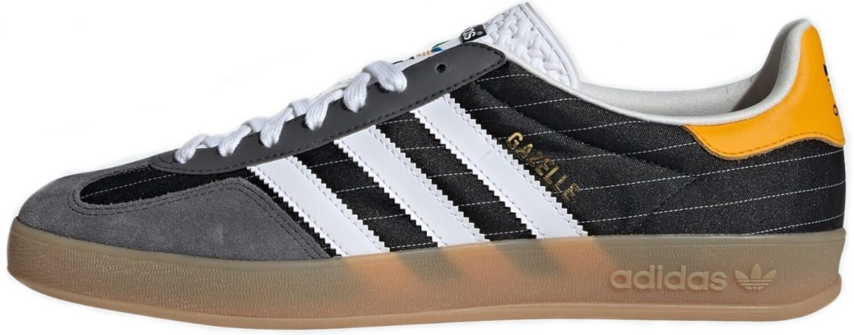 Ghete pentru bărbați Adidas Gazelle Indoor Core Black/Cloud White/Gum, s.44