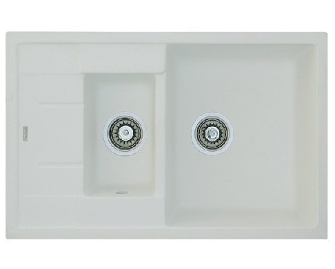 Кухонная мойка Fabiano Classic 78x50x15 Alpine White