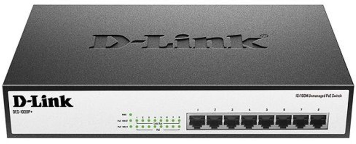 Switch D-link DES-1008P+/A1A