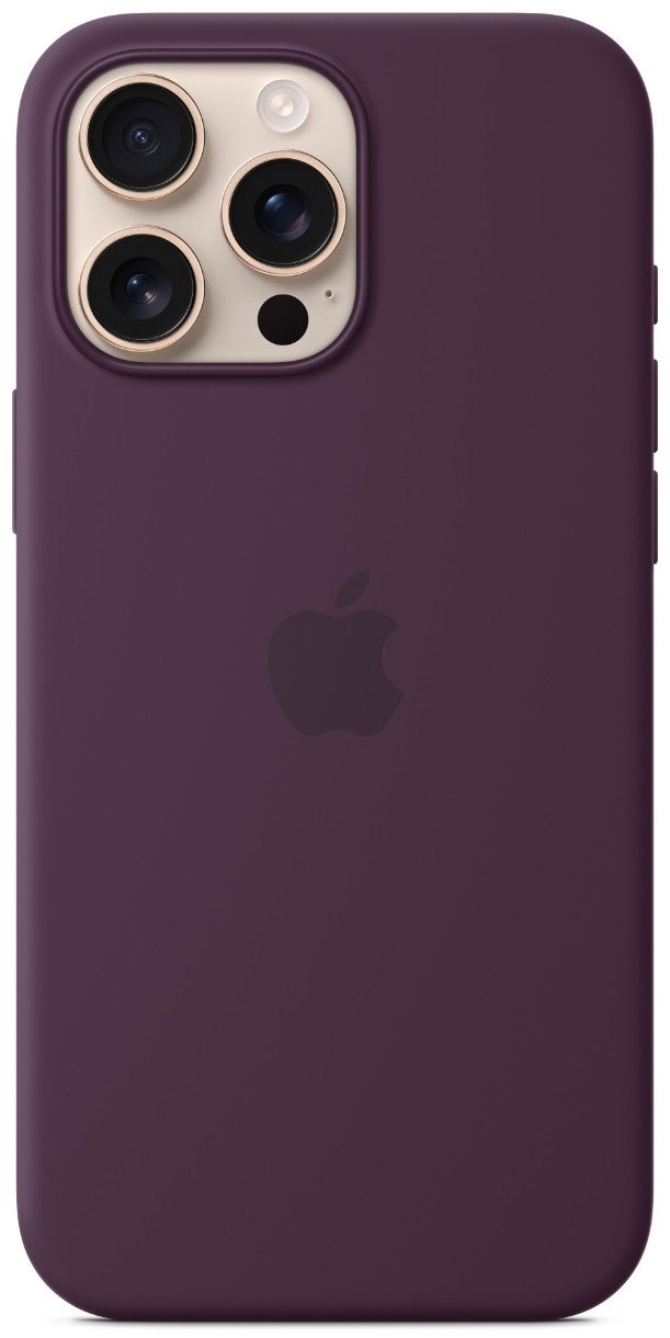 Чехол Apple iPhone 16 Pro Max Silicone Case with MagSafe Plum