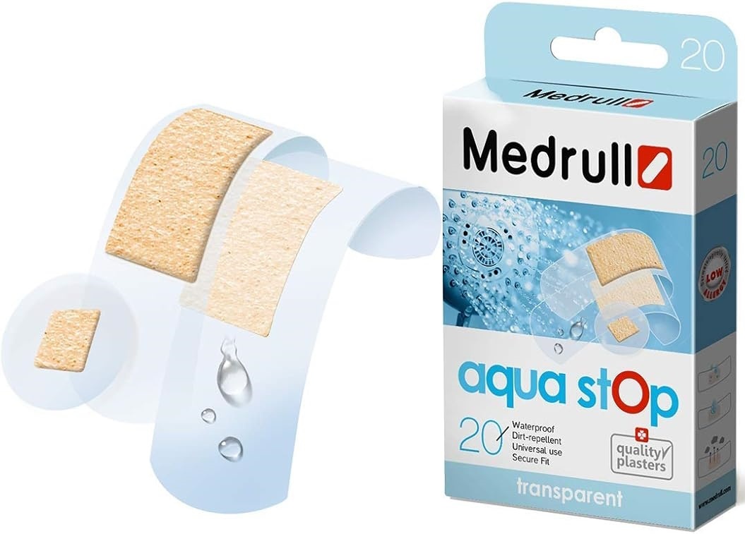 Медицинский пластырь Medrull Aqua Stop 20pcs