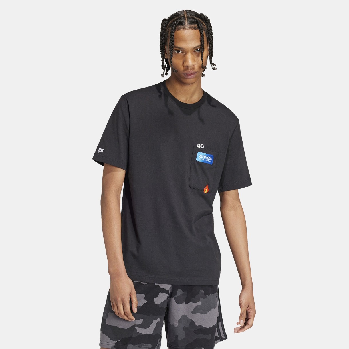 Мужская футболка Adidas M Remoji Pkt T Black, s.L