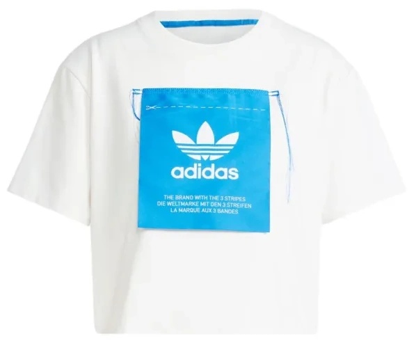 Женская футболка Adidas Ksenia Gfx Tee Cloud White, s.XS
