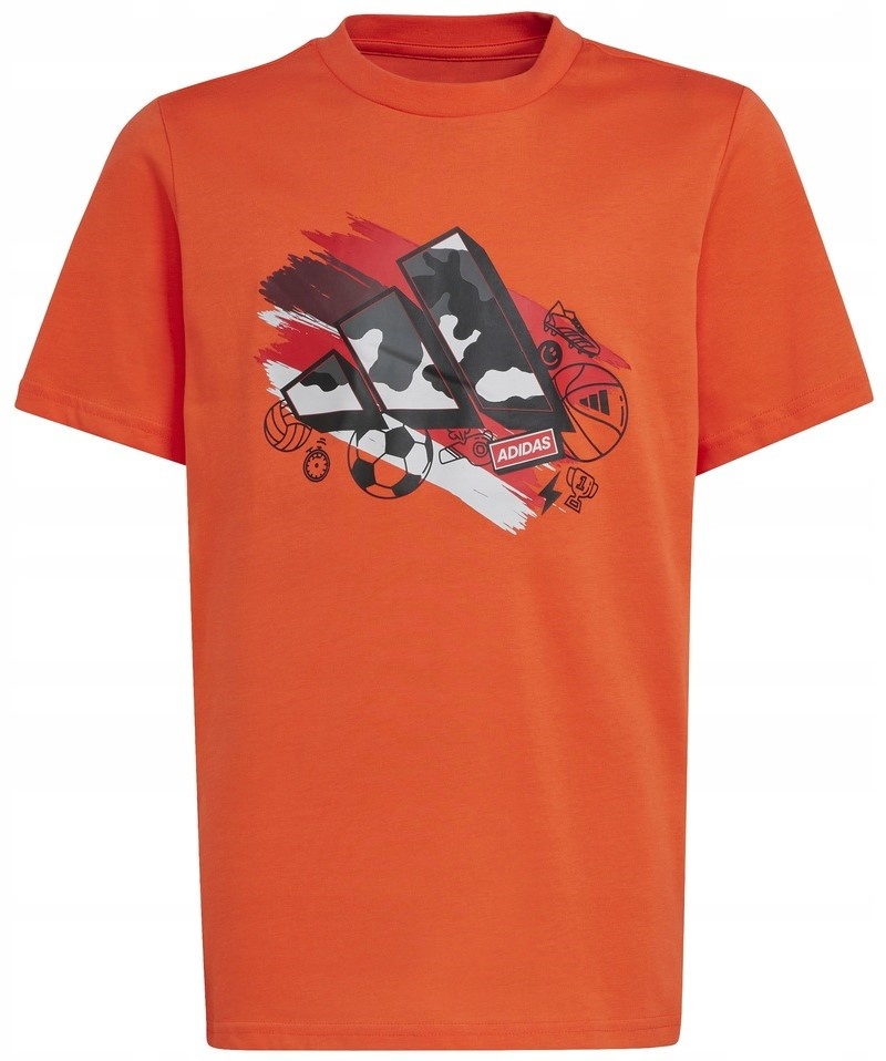 Tricou pentru copii Adidas Train Boys Bright Red, s.140