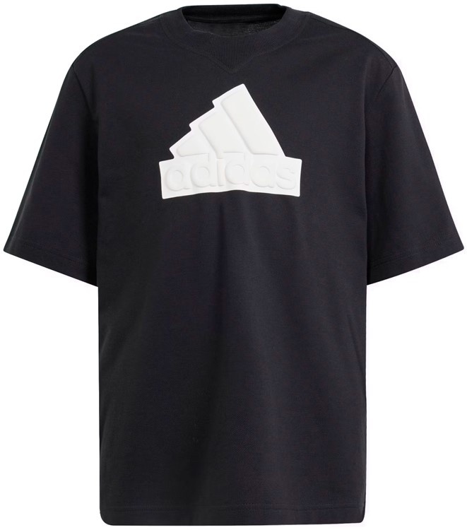 Tricou pentru copii Adidas U Fi Logo T Black/White, s.152