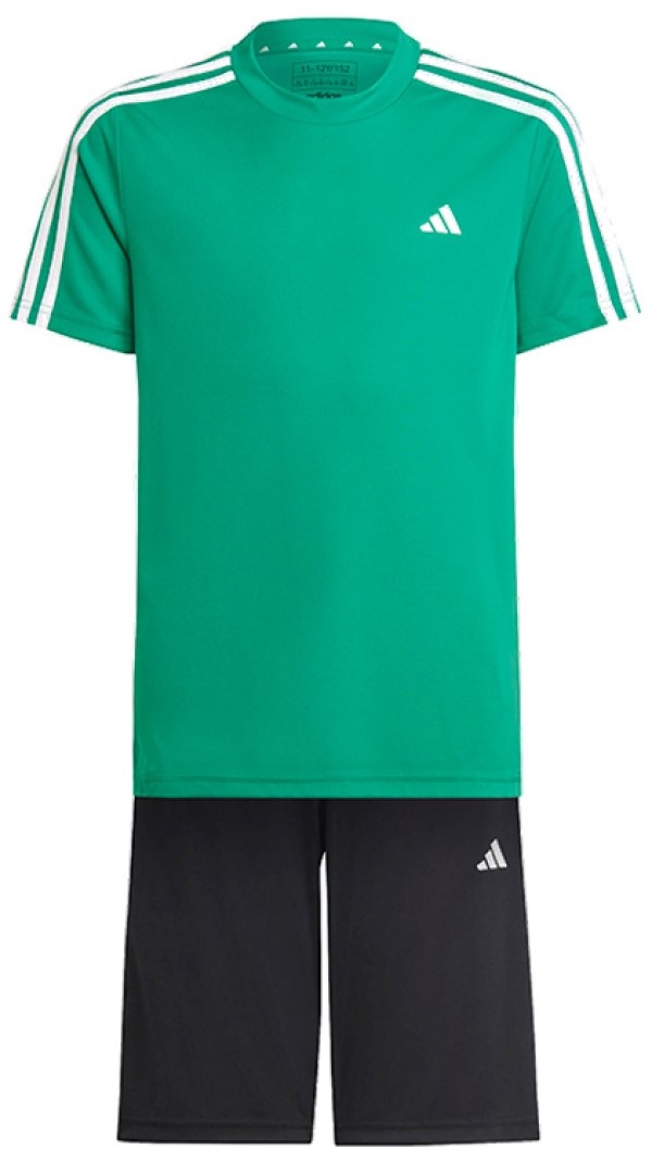 Детский спортивный костюм Adidas U Tr-Es 3S Tset White/Black, s.128