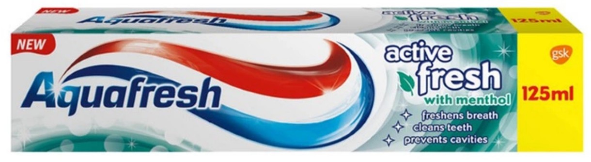 Зубная паста Aquafresh Active Fresh 125ml
