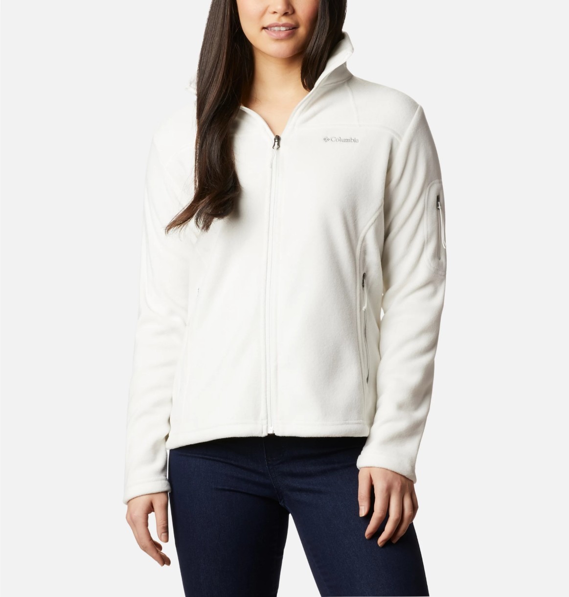 Женская толстовка Columbia Fast Trek II Jacket White, s.S