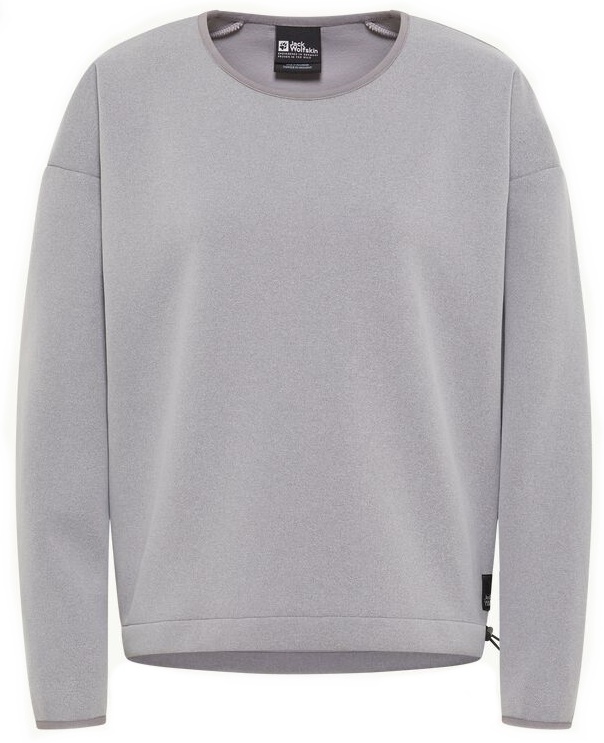 Женская толстовка Jack Wolfskin Wanderest Pullover W Dark Taupe, s.M
