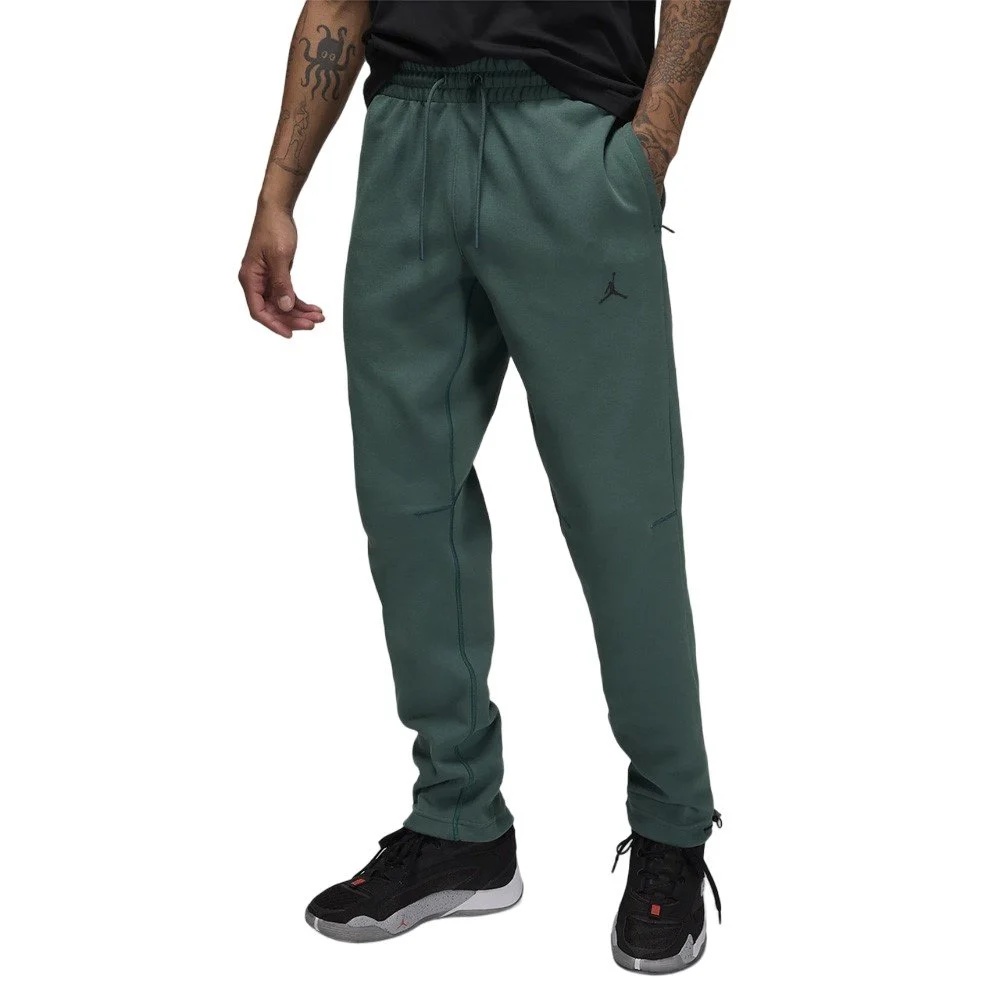 Pantaloni spotivi pentru bărbați Nike M Jordan Df Sprt Hoop Flc Pant Oxidised Green/Black, s.L