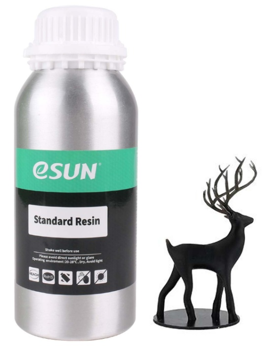 Фотополимер для 3D печати Esun Standard Resin 0.5kg Black