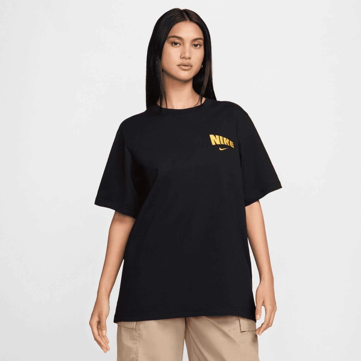 Женская футболка Nike W Nsw Ss Tee Vintage Dna Black, s.S