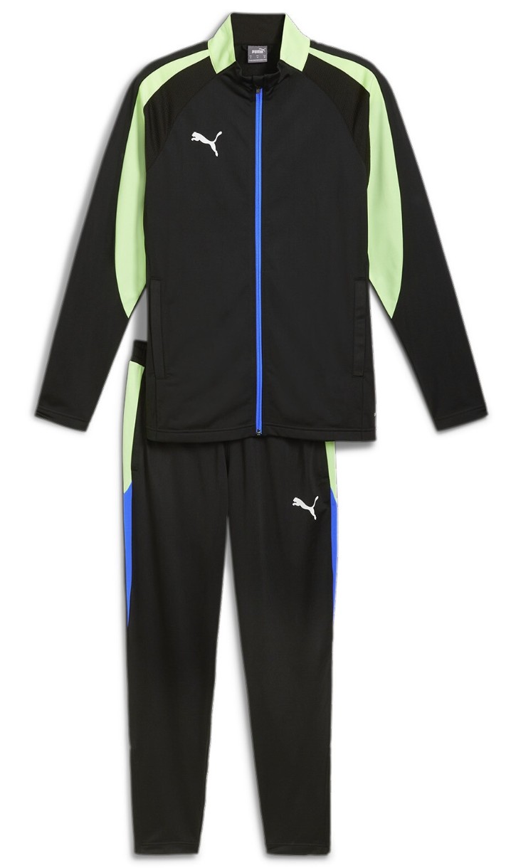 Мужской спортивный костюм Puma Individualliga Tracksuit Puma Black/Fizzy Apple, s.XXL