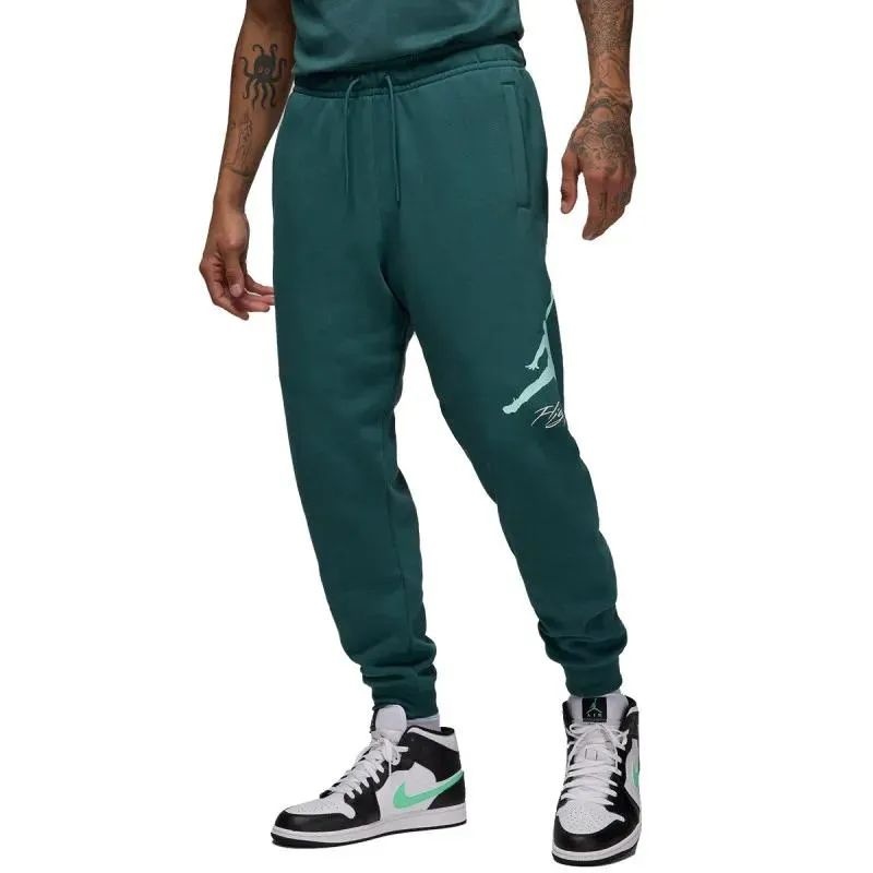Мужские спортивные штаны Nike M Jordan Ess Flc Baseline Pant Oxidized Green/Light Dew, s.S
