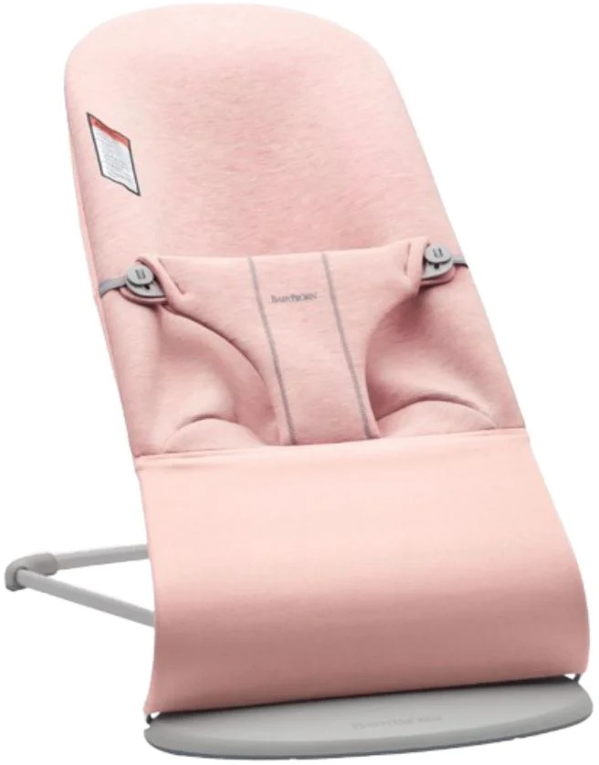 Детский шезлонг BabyBjorn Light Pink 3D Jersey (006177A)