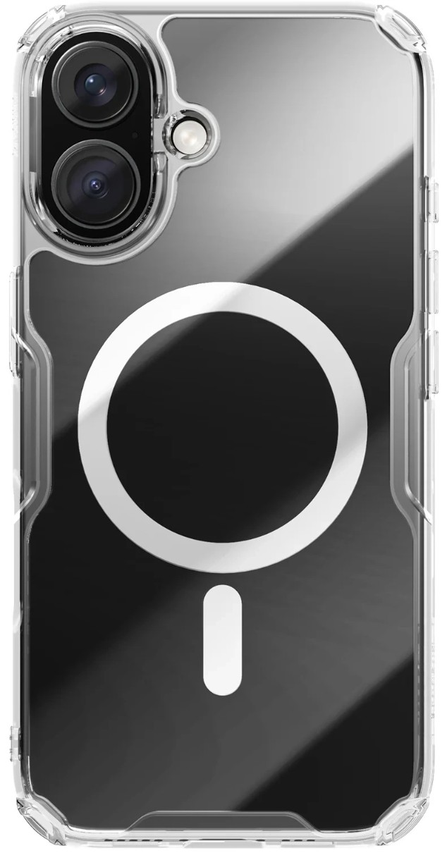 Чехол Nillkin iPhone 16 Plus Ultra thin TPU Nature Pro Magnetic Transparent