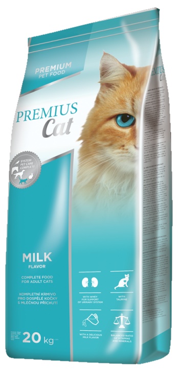 Hrană uscată pentru pisici Premius Cat Milk 20kg