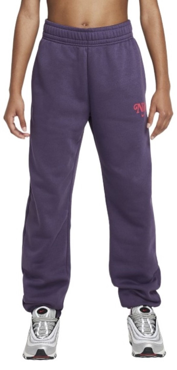 Детские спортивные штаны Nike G Nsw Trend Flc Cf Pant Dark Raisin, s.S