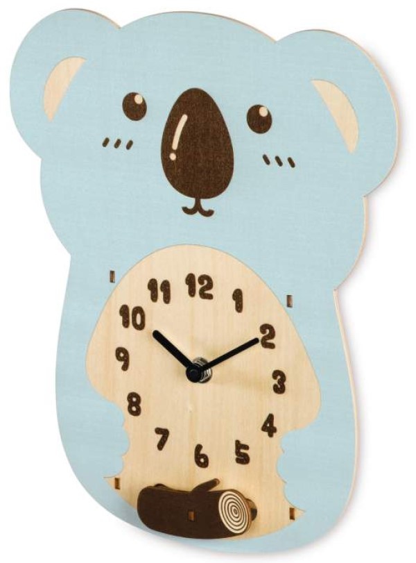 Ceas de perete Hama Koala Children's Quiet Wood (186398)