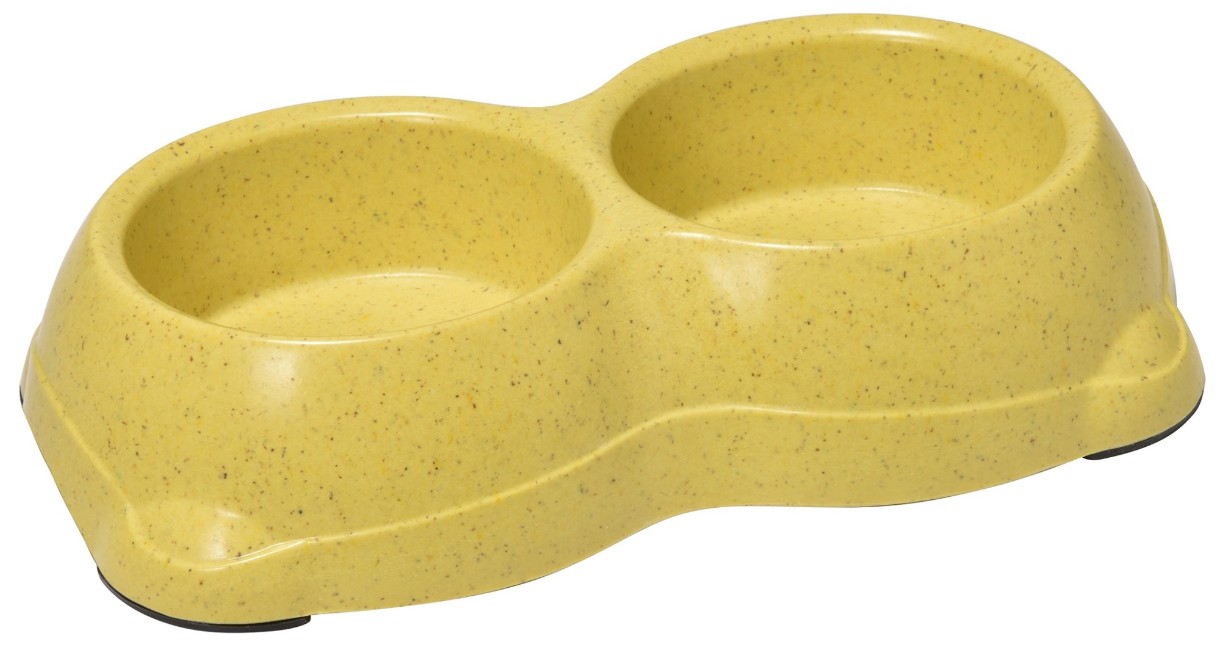 Bol pentru pisici Record 1081.3G Yellow 2x250ml