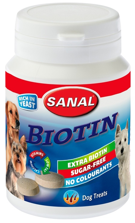 Лакомства для собак Sanal Dog Biotin 75g