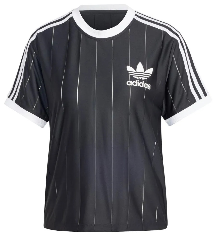 Женская футболка Adidas 3 S Pnst Tee Black, s.L