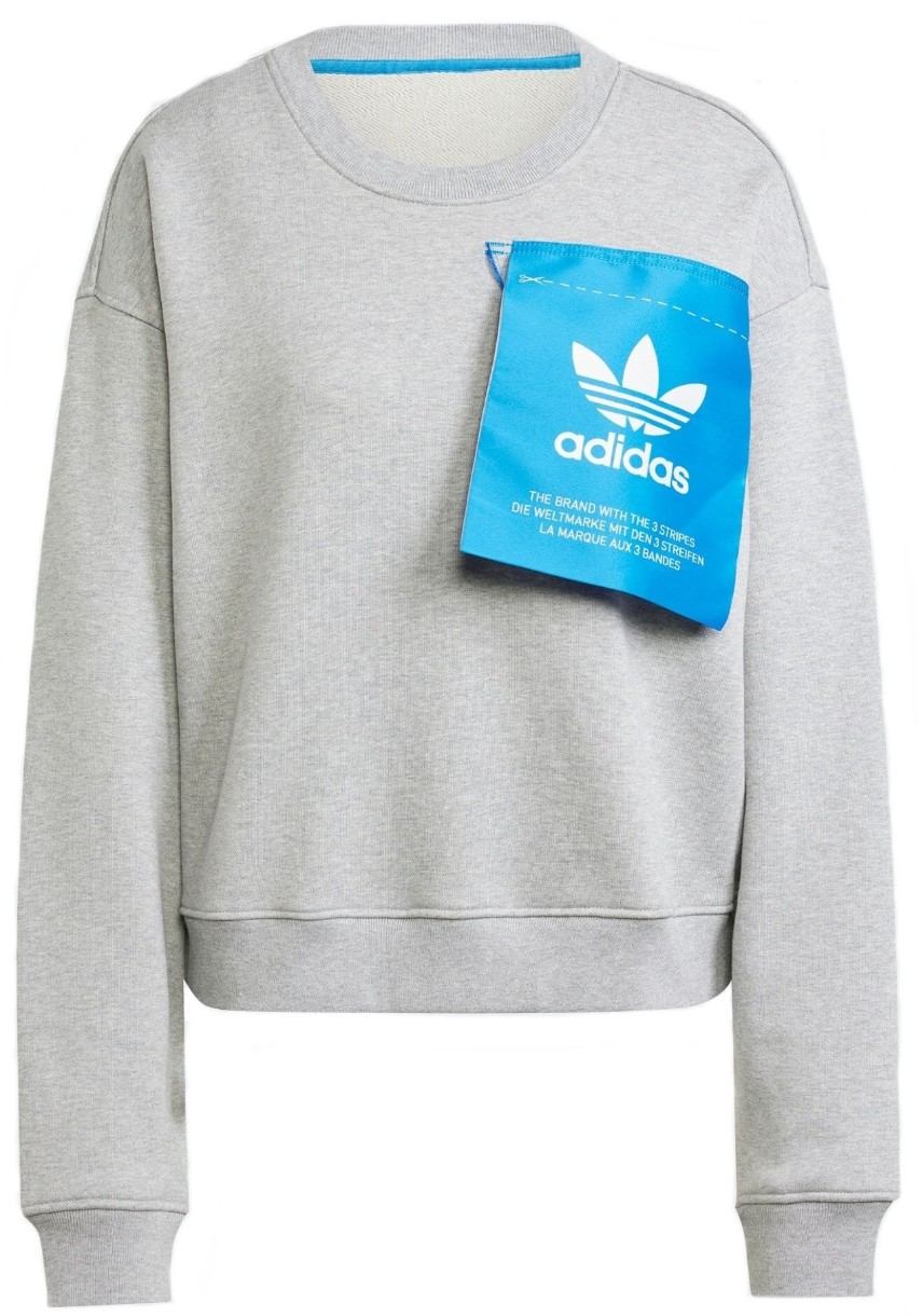 Женская толстовка Adidas Ksenia Tag Swt Medium Grey Heather, s.L