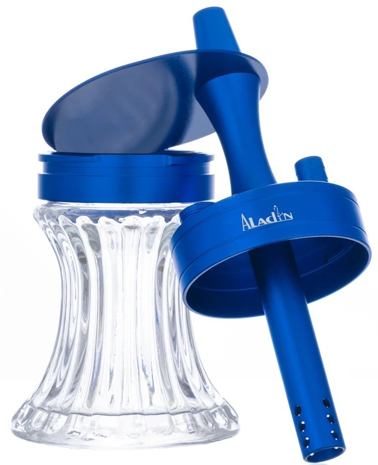 Narghilea Aladin 2Go Aluminium Blue 23cm (2GO-WA2Gb)
