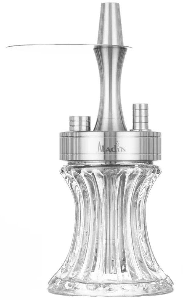 Narghilea Aladin Alux Stainless 23cm (2GO-W2G)