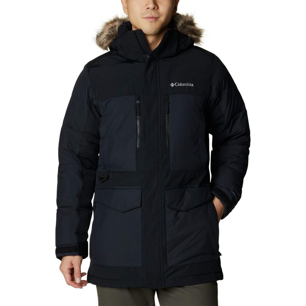 Geacă pentru bărbați Columbia Marquam Peak Fusion Parka Black, s.XXL