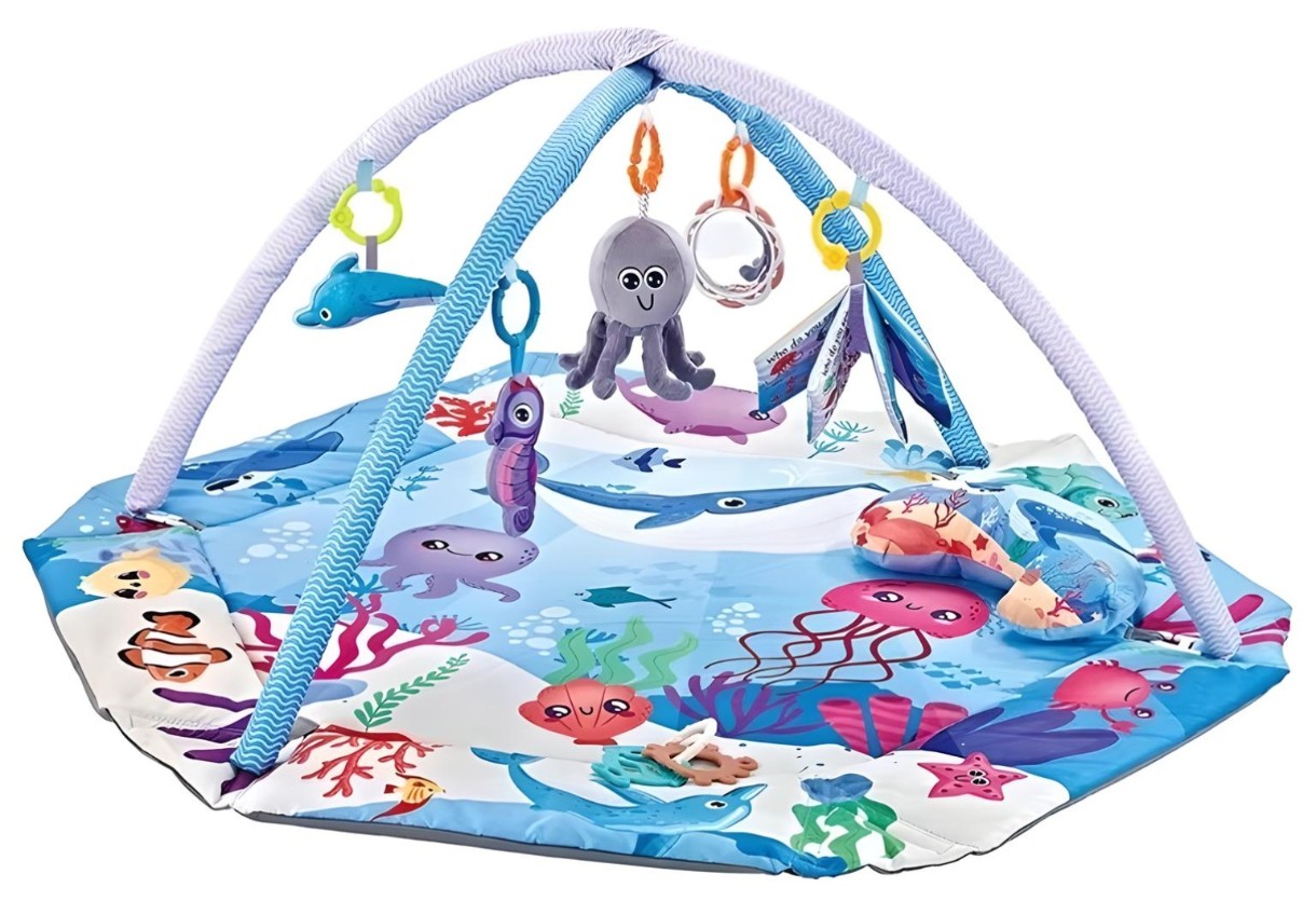 Covor joc pentru copii 4Play Water Surface Blue