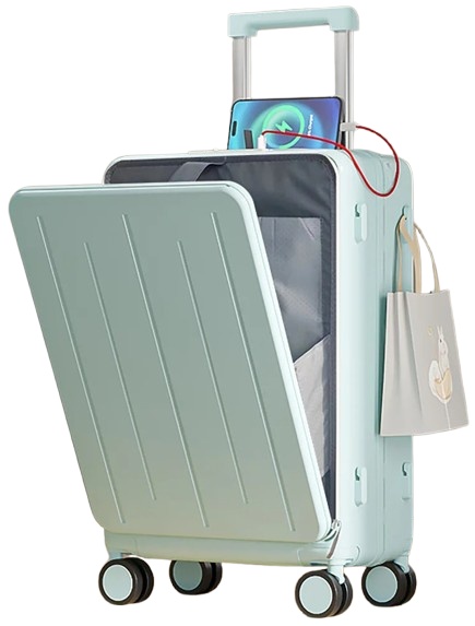 Чемодан NovaBag Madison Arctic Blue L