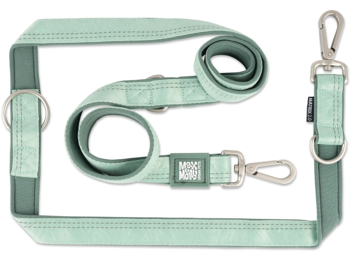 Lesă Max & Molly Multi-Function Matrix 2.0 Jade 305011 M