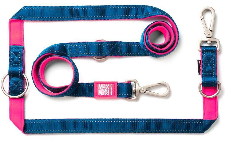 Поводок Max & Molly Multi-Function Matrix Pink 212012 L