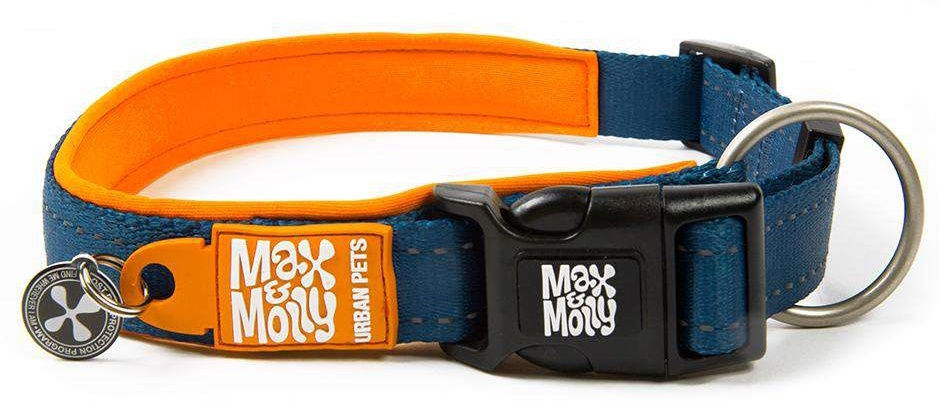Zgardă Max & Molly Smart ID Matrix Orange 213084 L