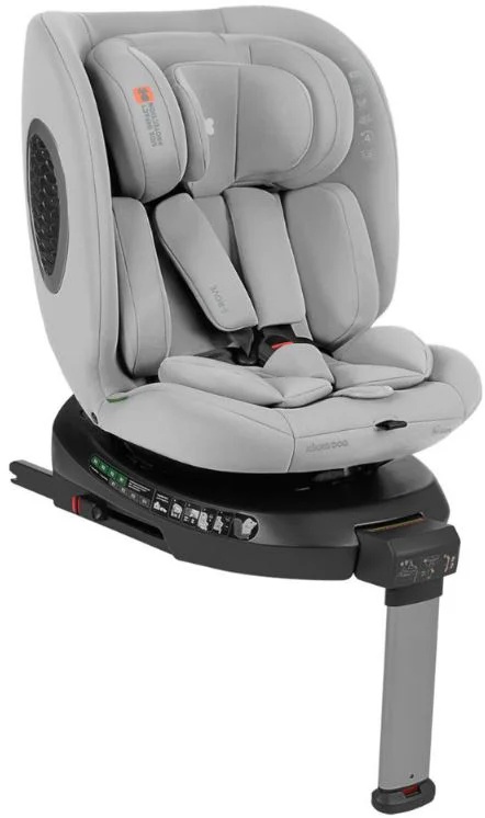 Scaun auto pentru copii Kikka Boo i-Rove i-Size Light Grey (31002100043)