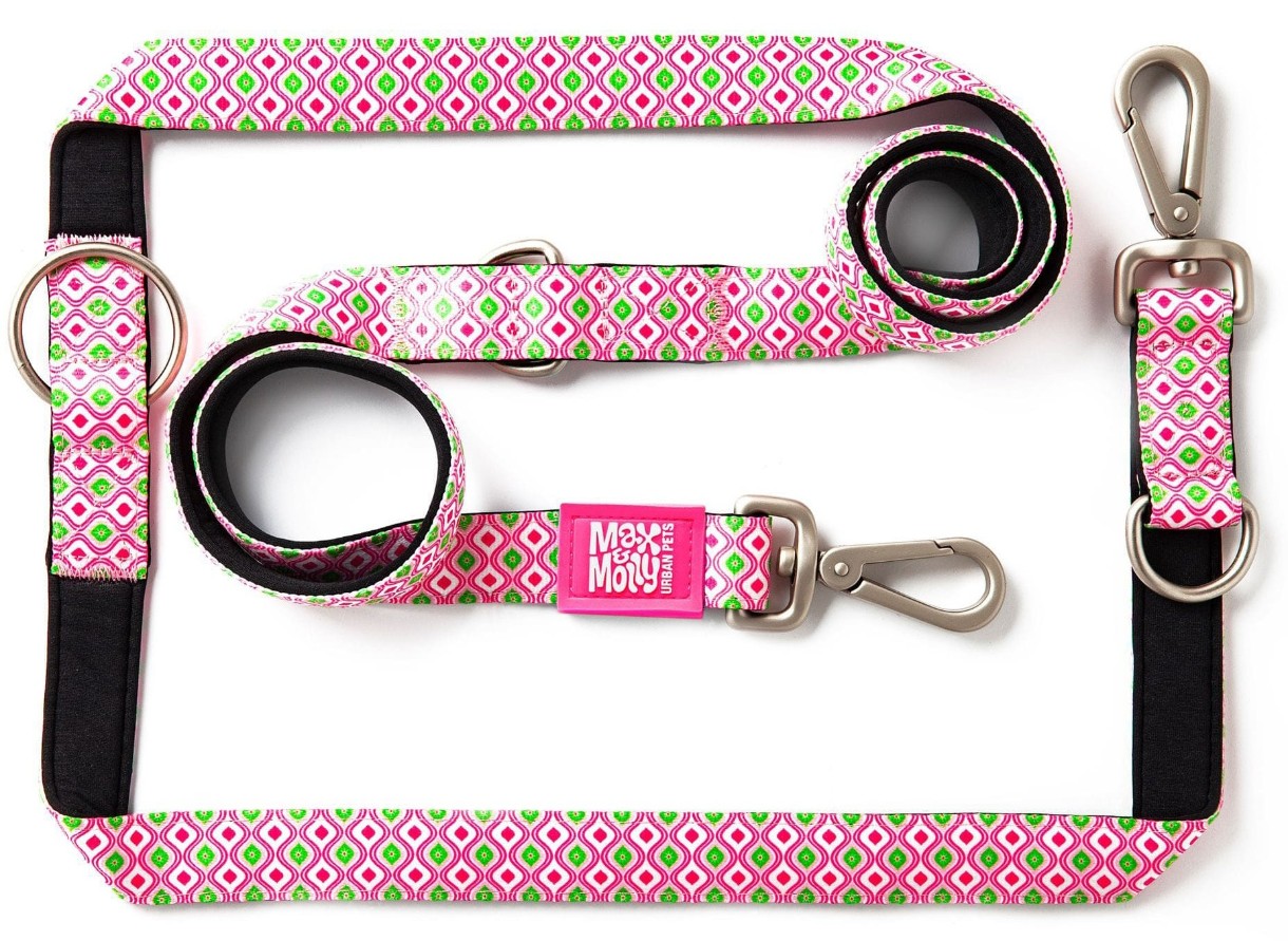 Поводок Max & Molly Multi-Function Retro Pink 193012 L
