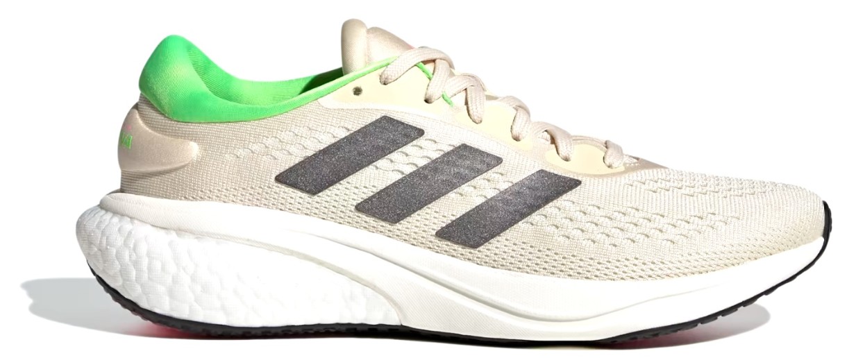 Adidași pentru dame Adidas Supernova 2.0 Ecru Tint/Night Metallic/Solar Green, s.38