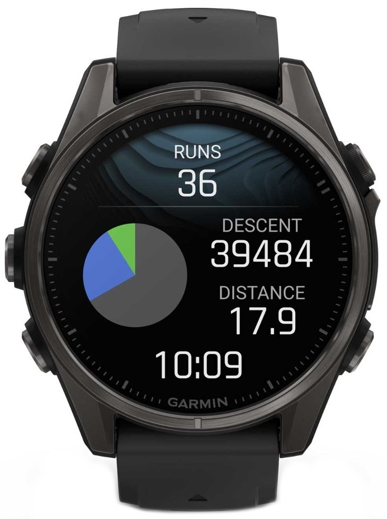 Смарт-часы Garmin fēnix 8 Sapphire/Carbon Gray (010-02903-21)