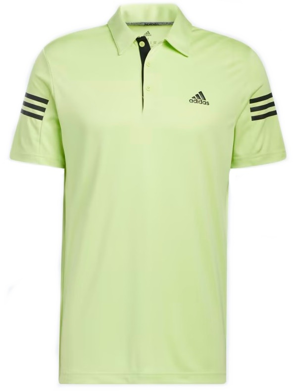 Поло Adidas 3 Stripes Slv Polo Pulse Lime, s.XL