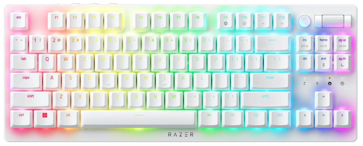 Tastatură Razer DeathStalker V2 Pro White EN (RZ03-04373500-R3M1)