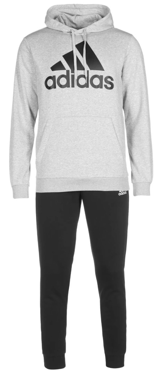 Costum sportiv pentru bărbați Adidas Ts Sport Essentials Grey Heather/Black, s.174