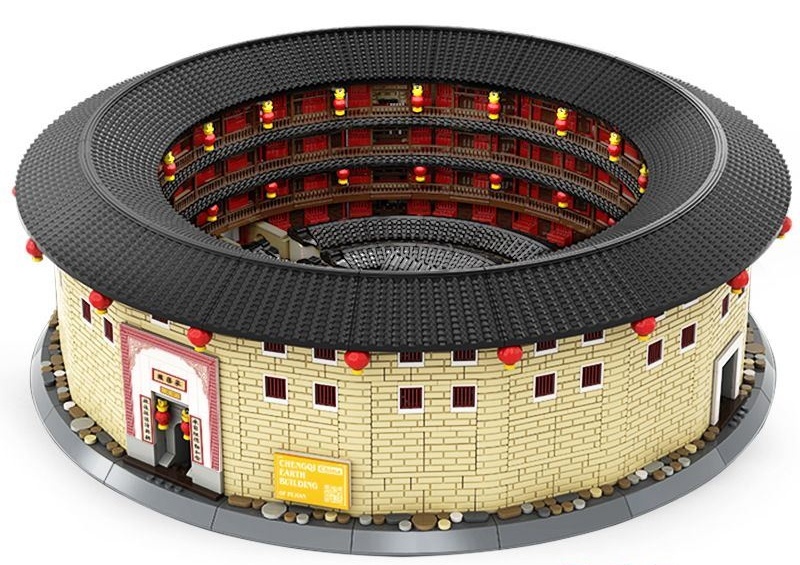 Set de construcție Wange Chengqi Earth Building-Fujian 3317pcs (8211)